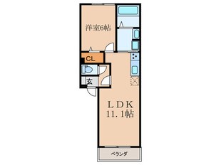 D-room白鳳の物件間取画像